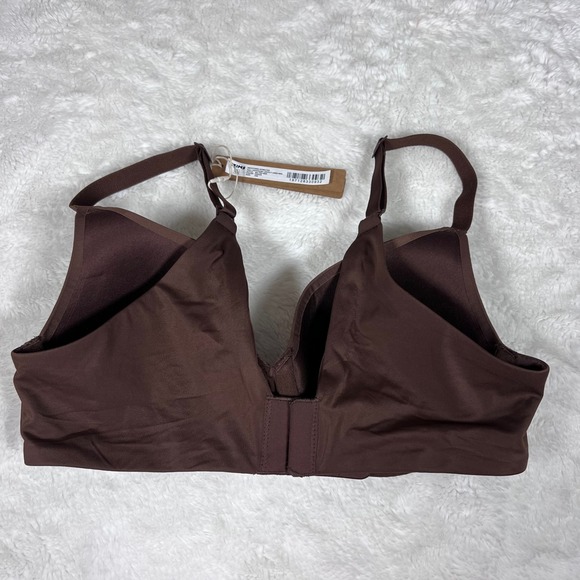 SKIMS Smoothing Intimates Full Coverage Lightly Lined Bra Cocoa 34B BA-TSH-4655 - Picture 5 of 9